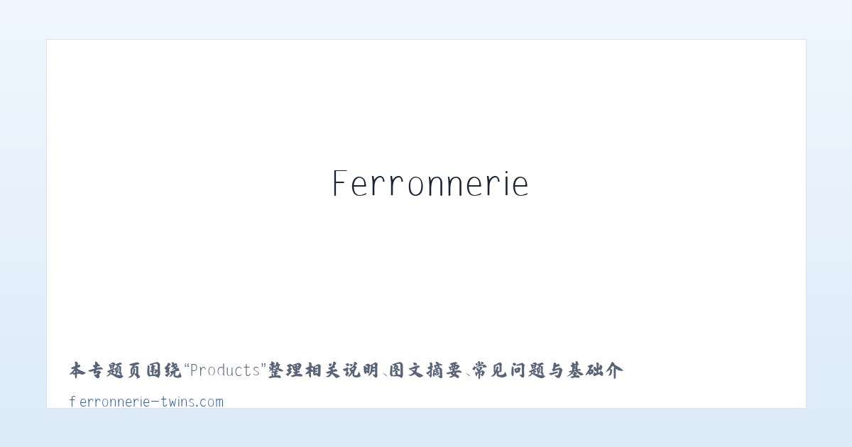 Products - Ferronnerie Twins - Accueil 主图